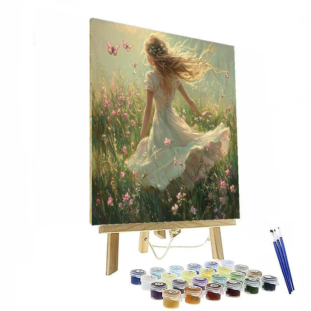Aurora’s Spring Meadow Dance Disney Inspired Painting by numbers kit