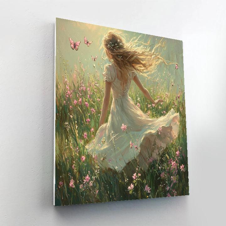 Aurora’s Spring Meadow Dance Disney Inspired Painting by numbers kit