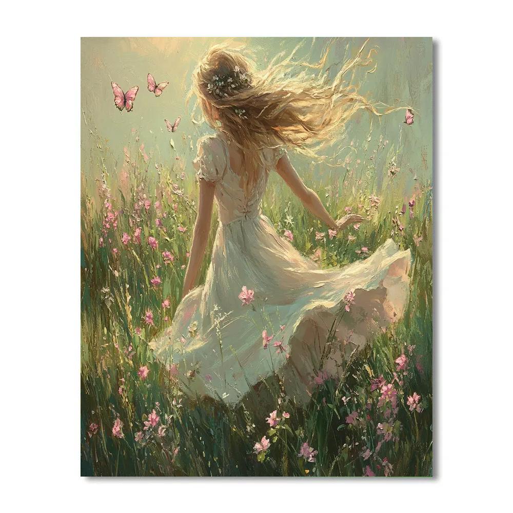 Aurora’s Spring Meadow Dance Disney Inspired Painting by numbers kit
