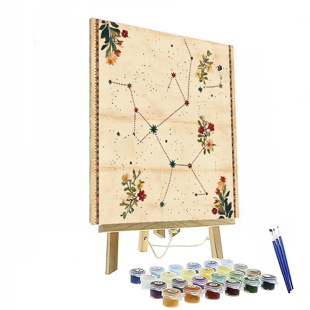 Frida Kahlo Inspired Star Map Of Quiet Defiance DIY paint by numbers