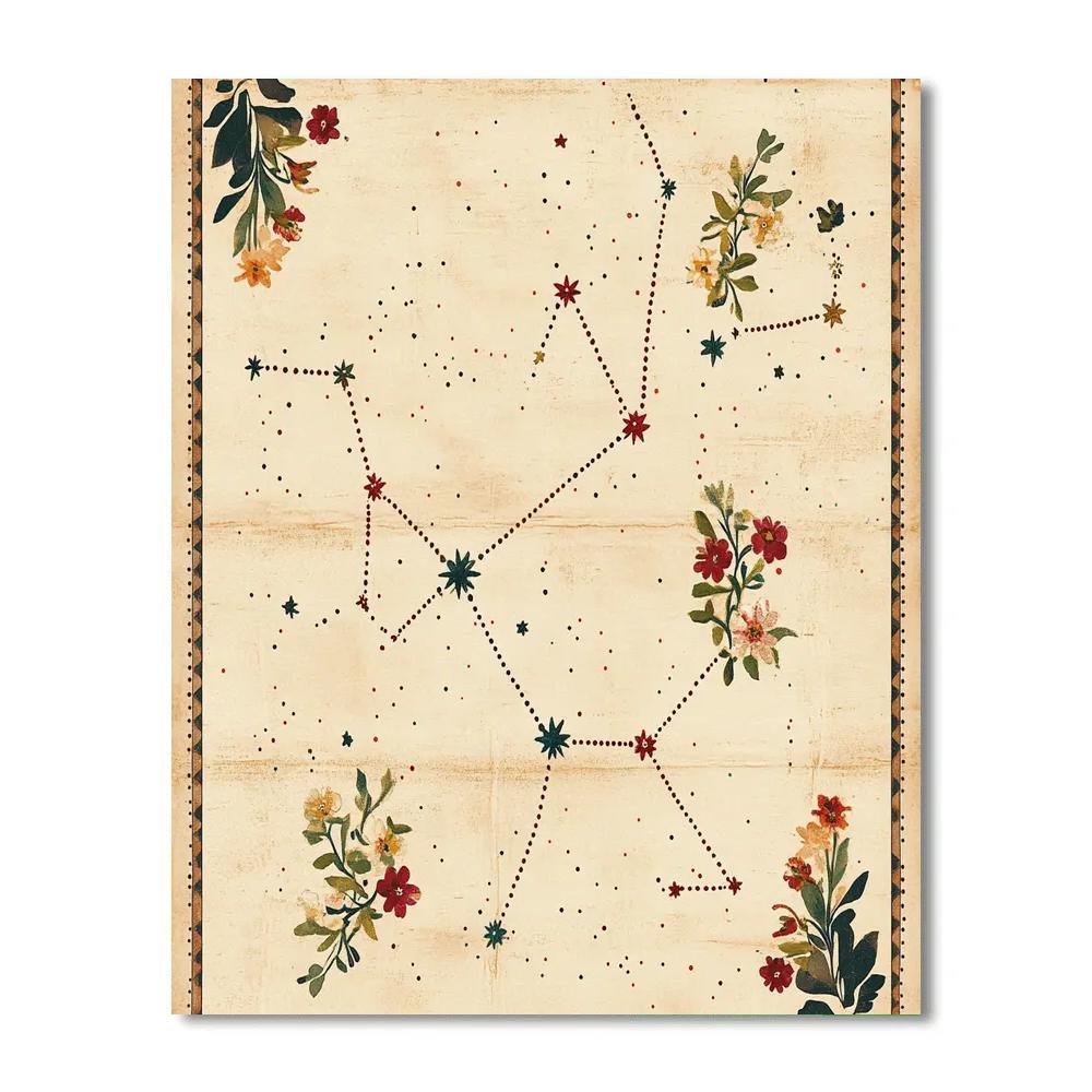 Frida Kahlo Inspired Star Map Of Quiet Defiance DIY paint by numbers