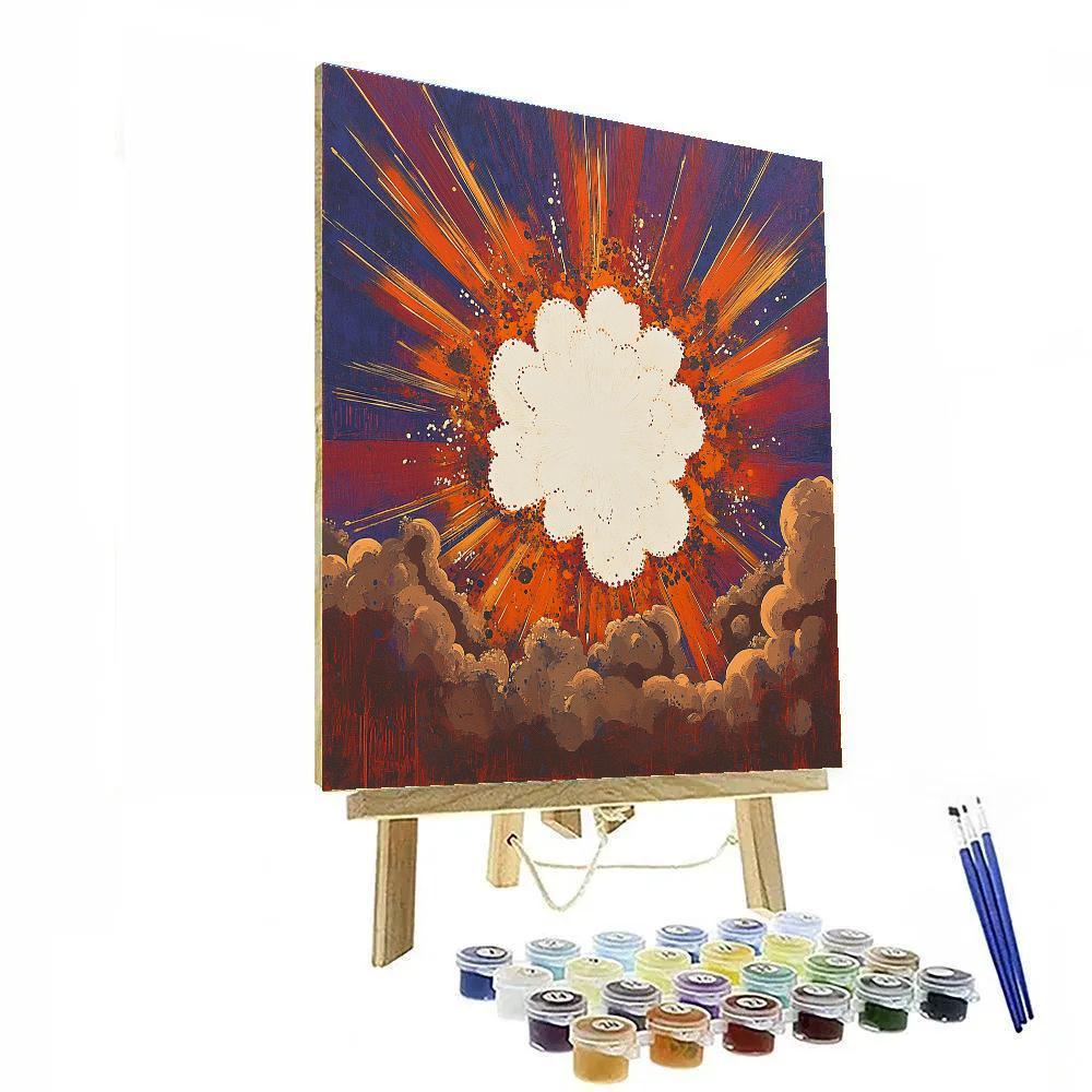 Frida Kahlo Inspired Supernova Of Released Grief paint by numbers