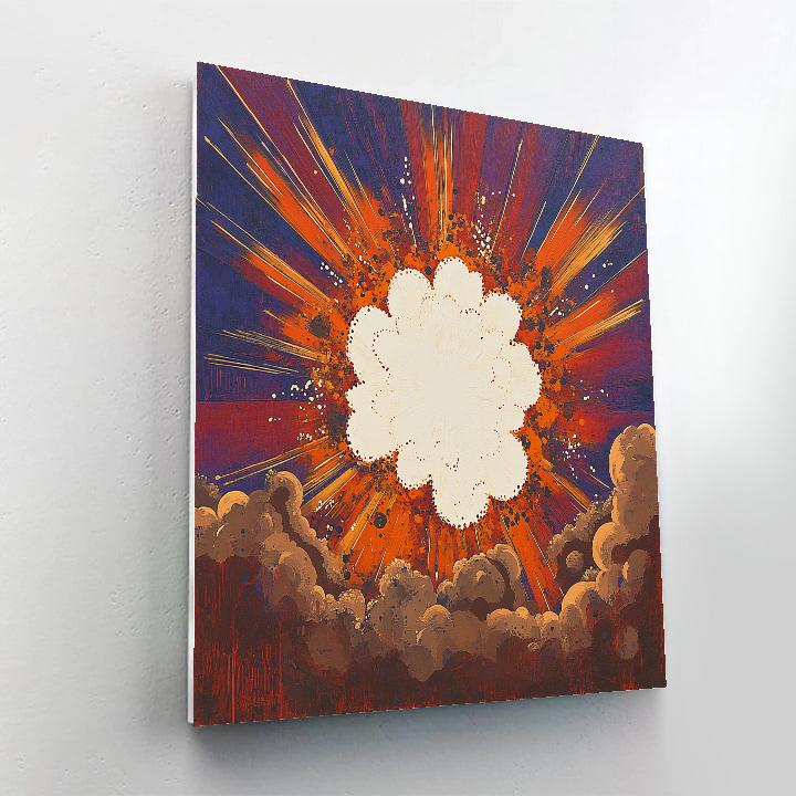 Frida Kahlo Inspired Supernova Of Released Grief paint by numbers