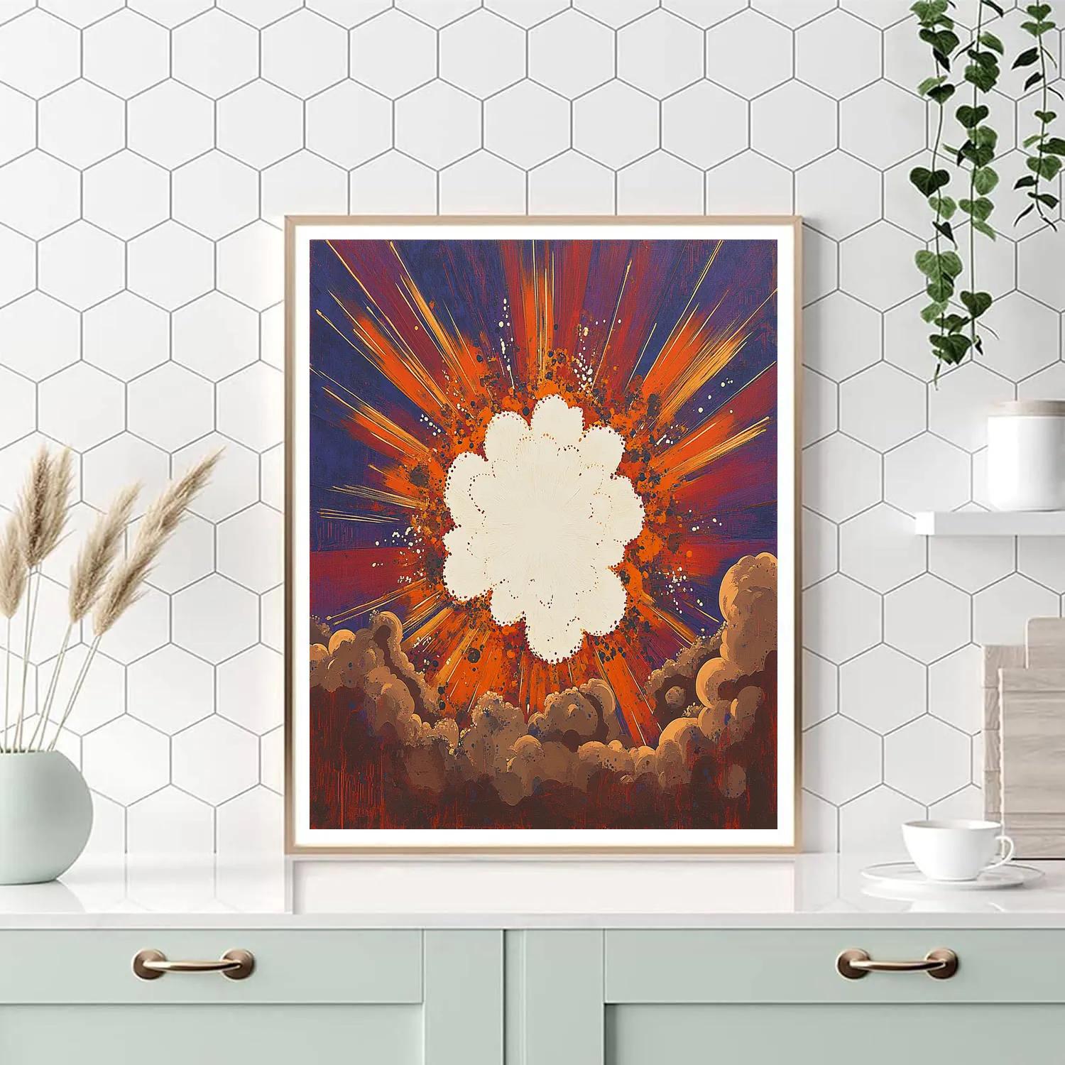 Frida Kahlo Inspired Supernova Of Released Grief paint by numbers