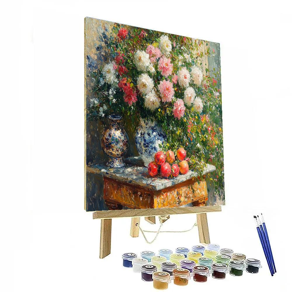 Pierre-Auguste Renoir Inspired Flower Bouquet painting number kit