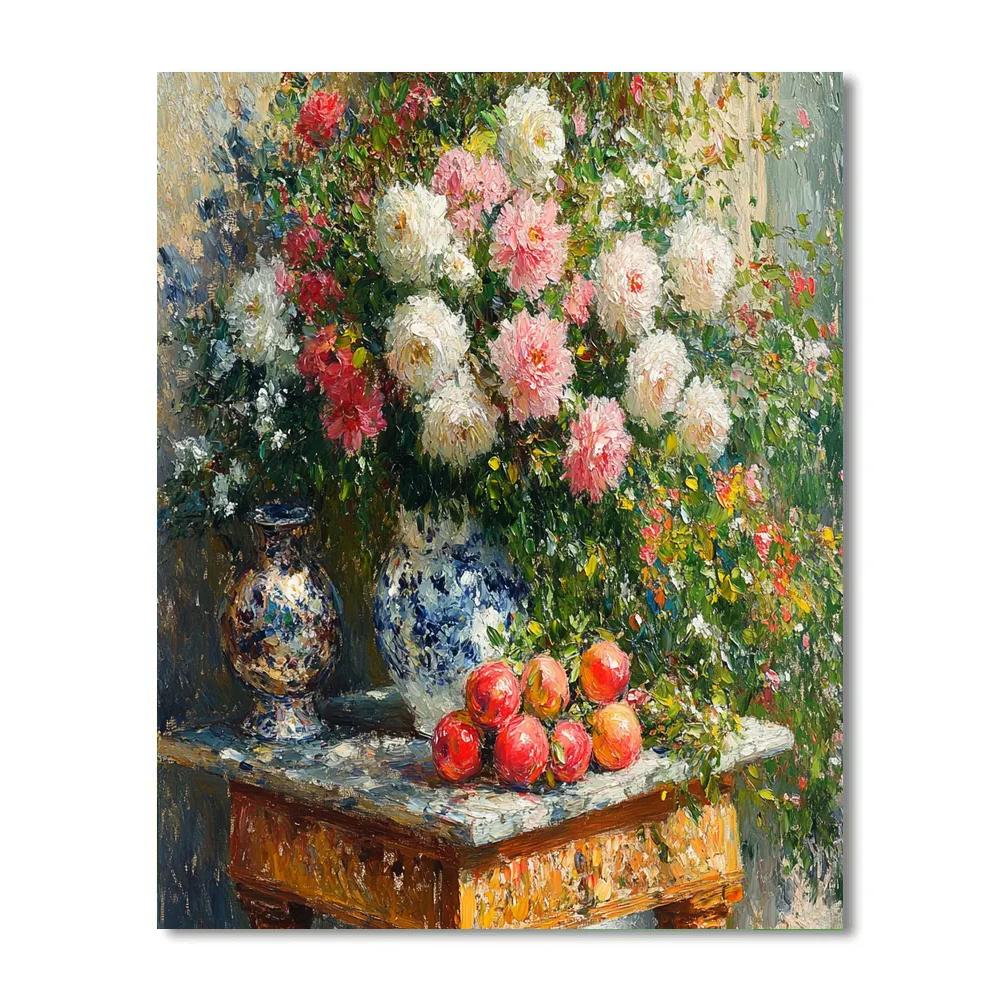 Pierre-Auguste Renoir Inspired Flower Bouquet painting number kit