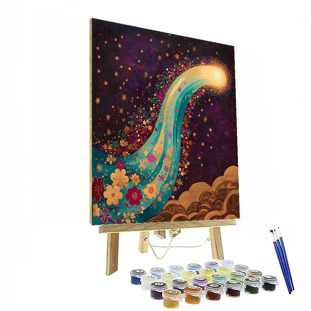 Frida Kahlo Inspired Comet Of Returning Joy paint by numbers