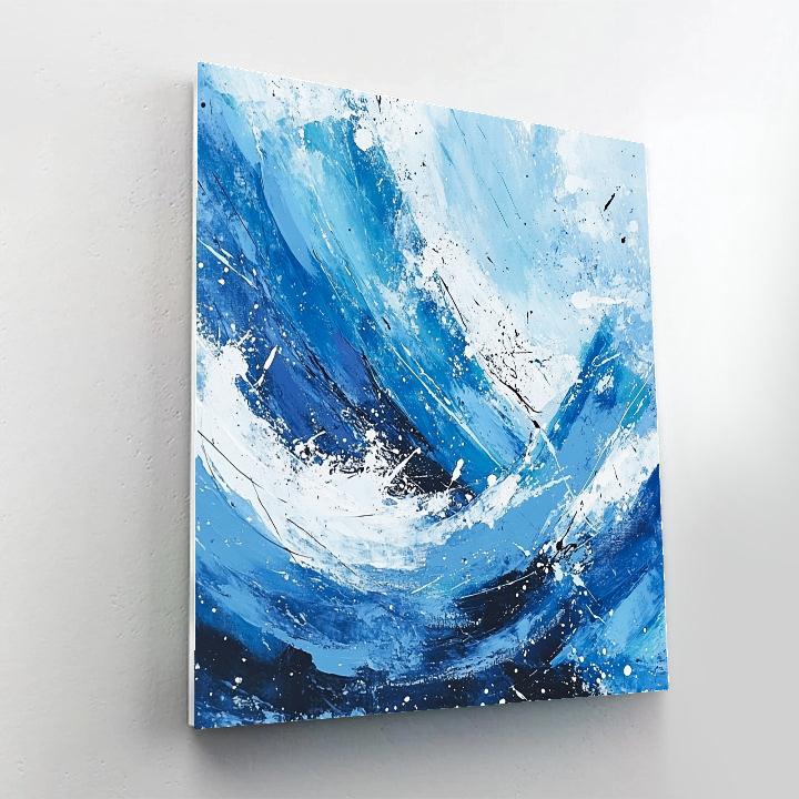 Jackson Pollock Inspired Ocean Wave Painting by numbers kit