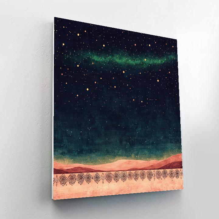 Frida Kahlo Inspired Horizon Of Infinite Vows paint by color