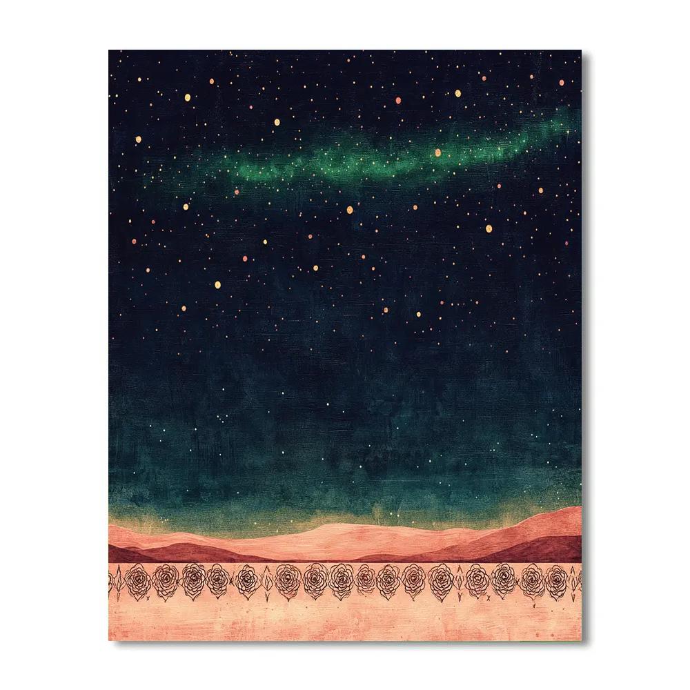 Frida Kahlo Inspired Horizon Of Infinite Vows paint by color