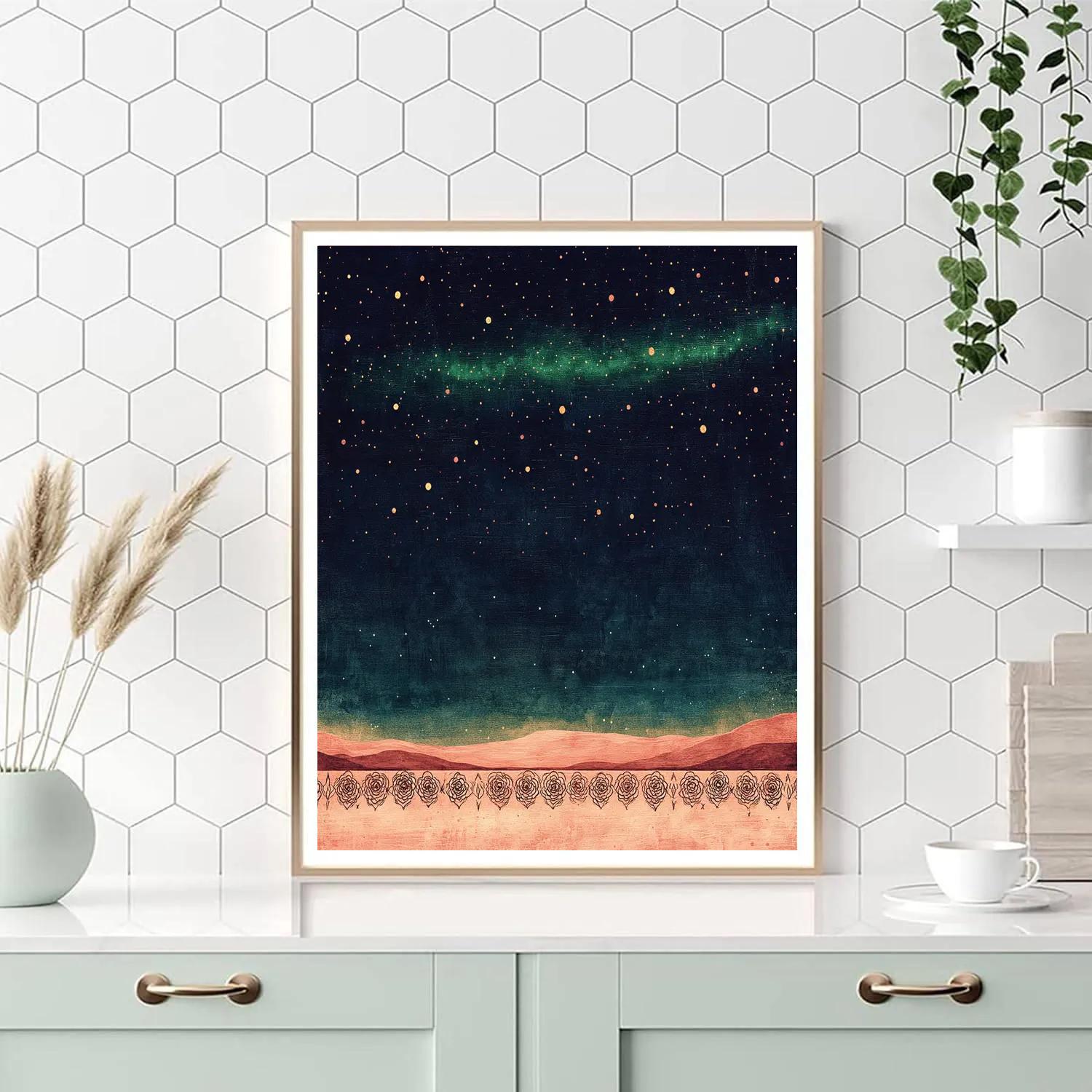 Frida Kahlo Inspired Horizon Of Infinite Vows paint by color