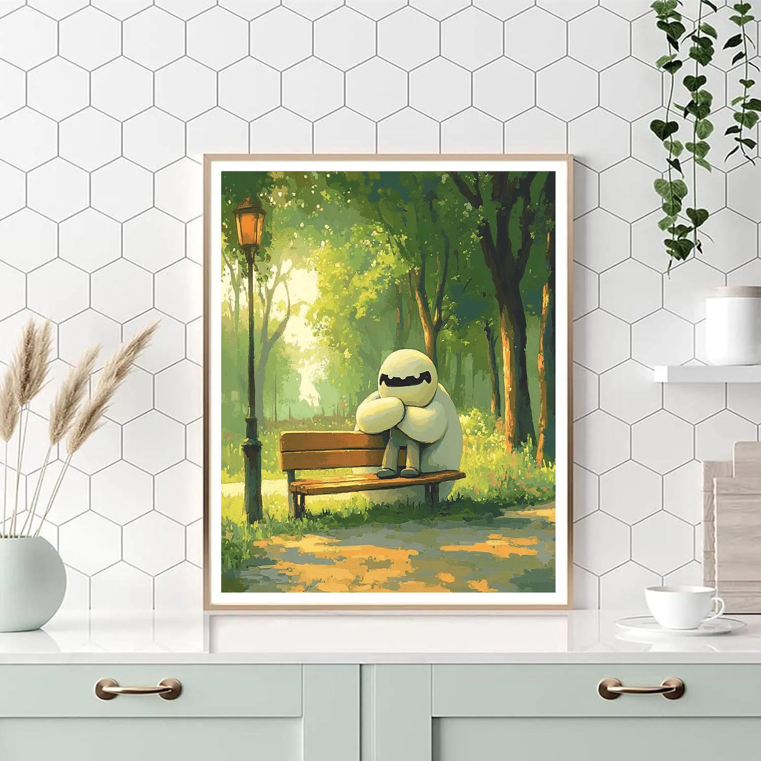 Baymax’s Caring Hug Moment Disney Inspired Numbered painting kits