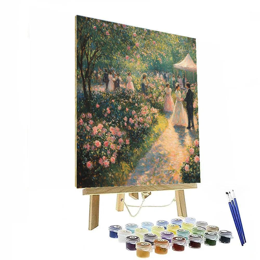 Pierre-Auguste Renoir Inspired Spring Garden Number painting