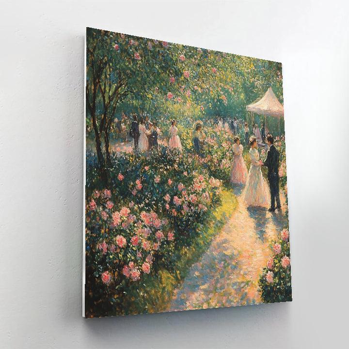 Pierre-Auguste Renoir Inspired Spring Garden Number painting