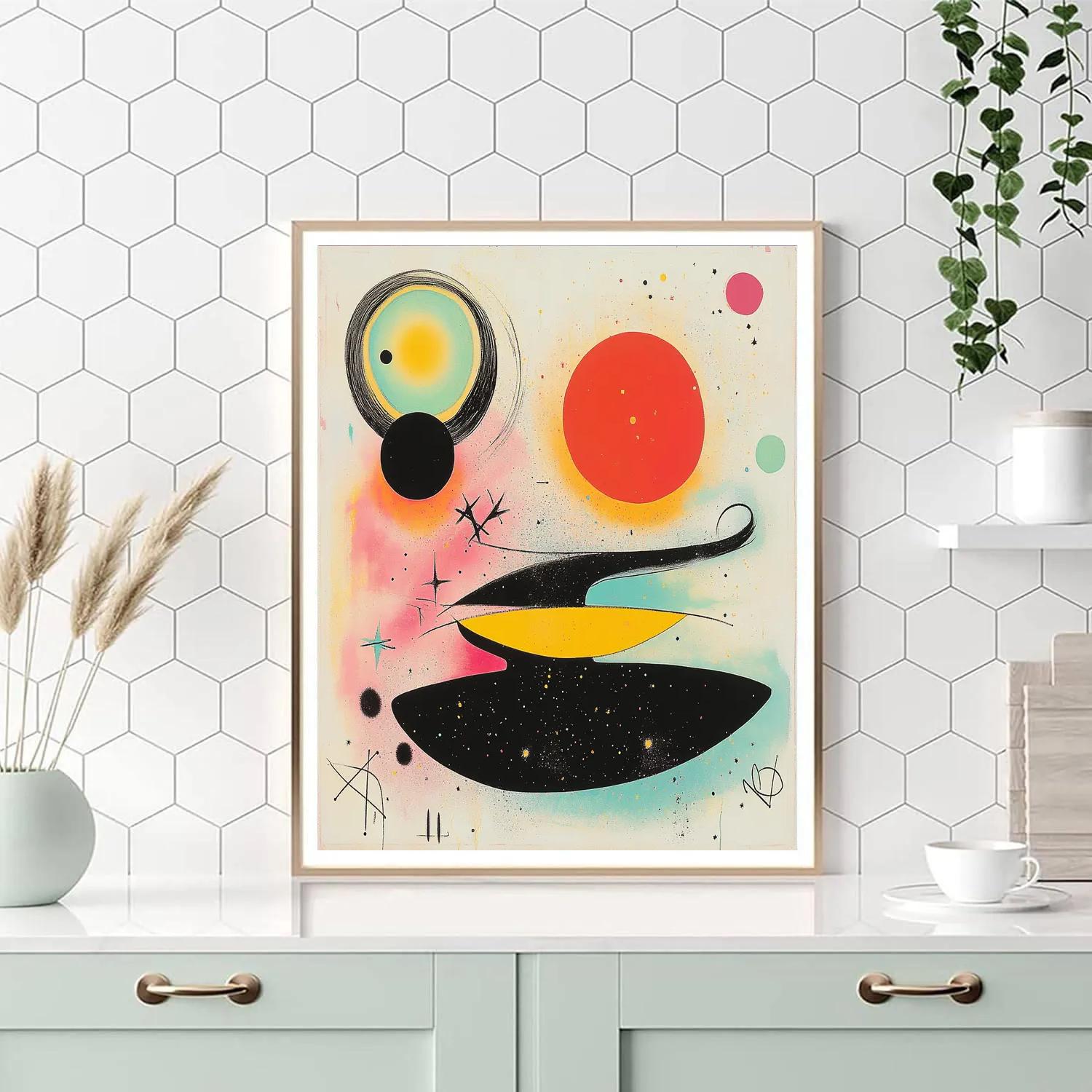 Joan Miró Inspired Cosmic Dreams DIY paint by numbers