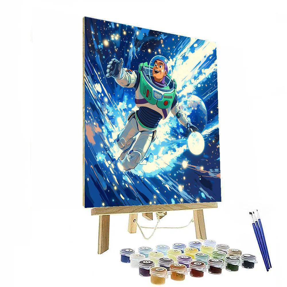 Buzz Lightyear’s Star Command Mission Disney Inspired paint by color