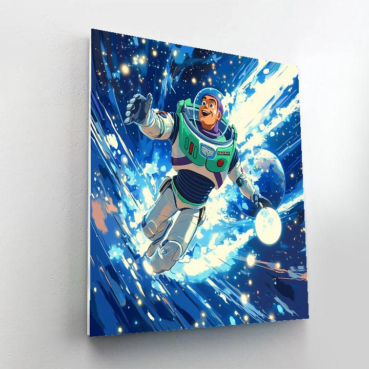 Buzz Lightyear’s Star Command Mission Disney Inspired paint by color