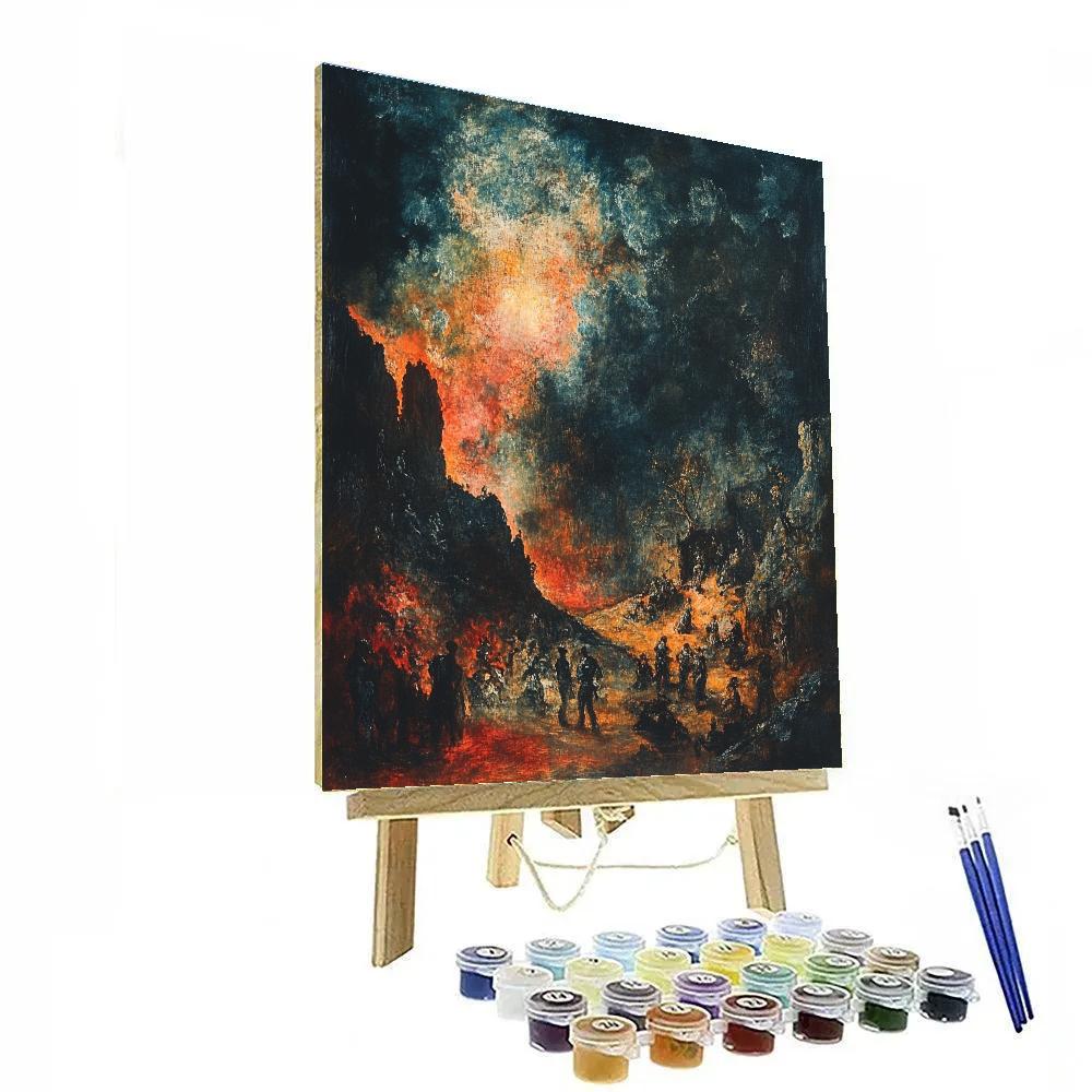 Francisco Goya Inspired Dramatic Battle Numbered painting kits