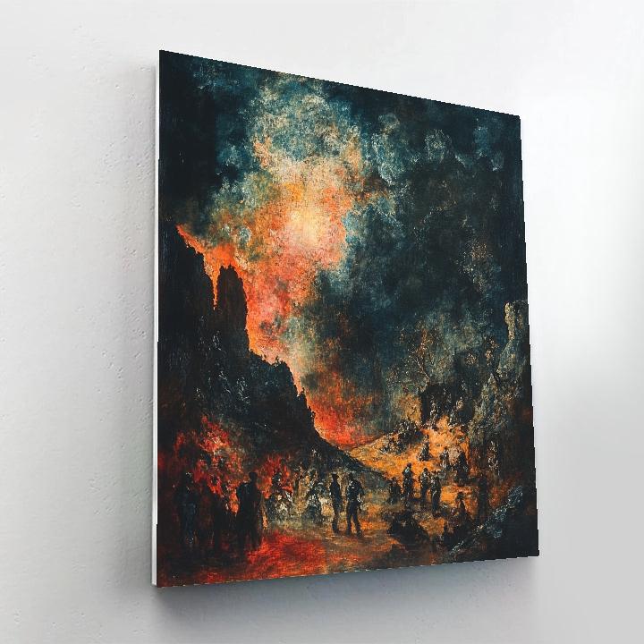 Francisco Goya Inspired Dramatic Battle Numbered painting kits