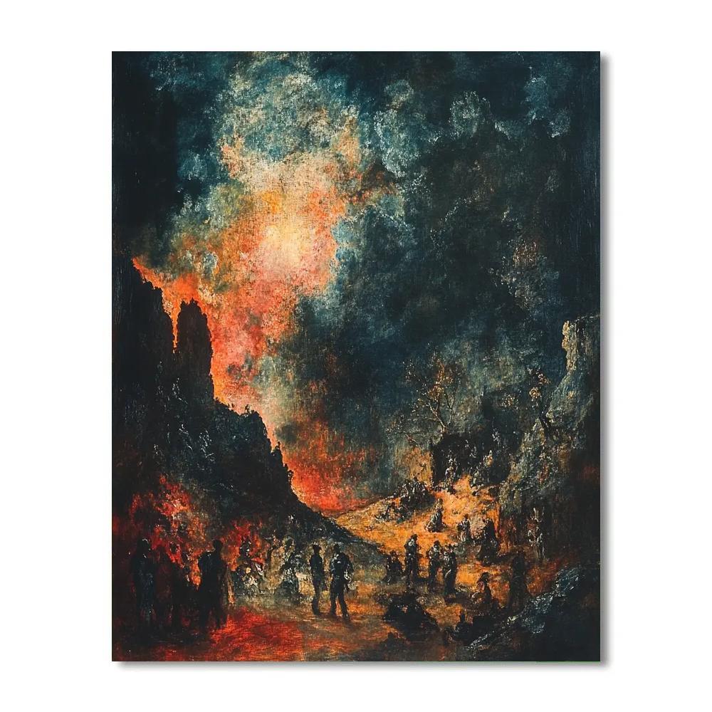 Francisco Goya Inspired Dramatic Battle Numbered painting kits