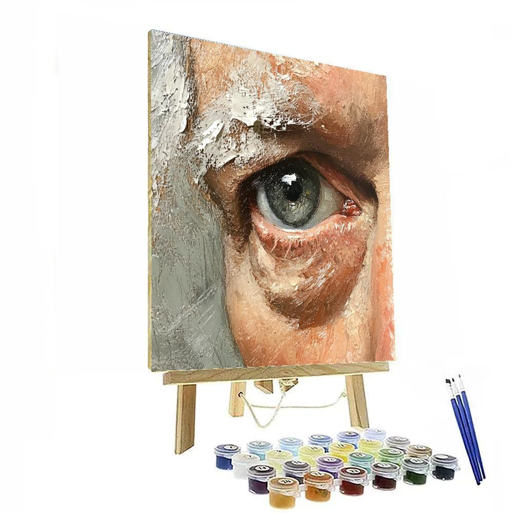 Lucian Freud Inspired Intimate Portrait DIY paint by numbers
