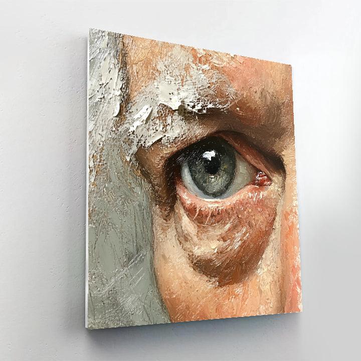 Lucian Freud Inspired Intimate Portrait DIY paint by numbers