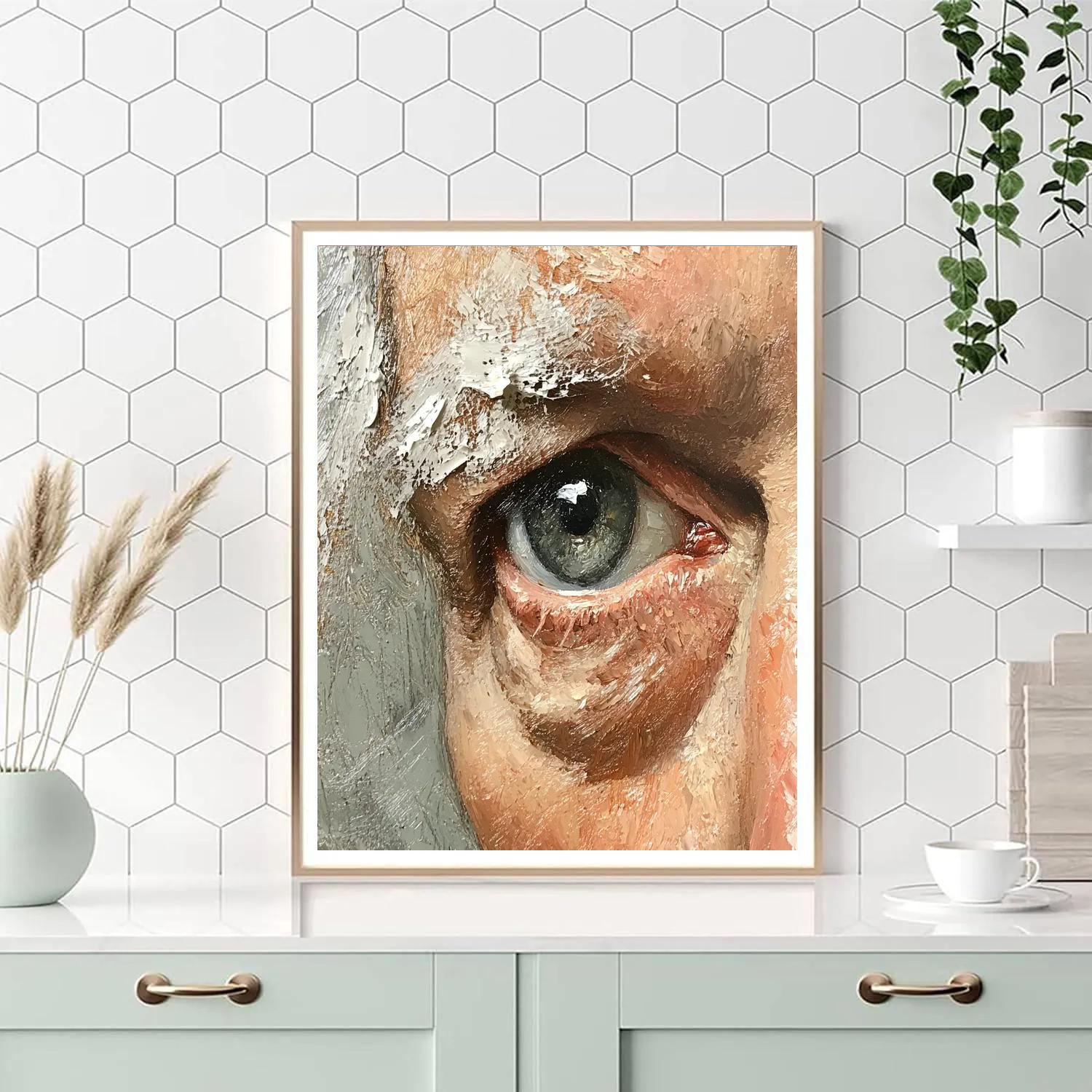 Lucian Freud Inspired Intimate Portrait DIY paint by numbers