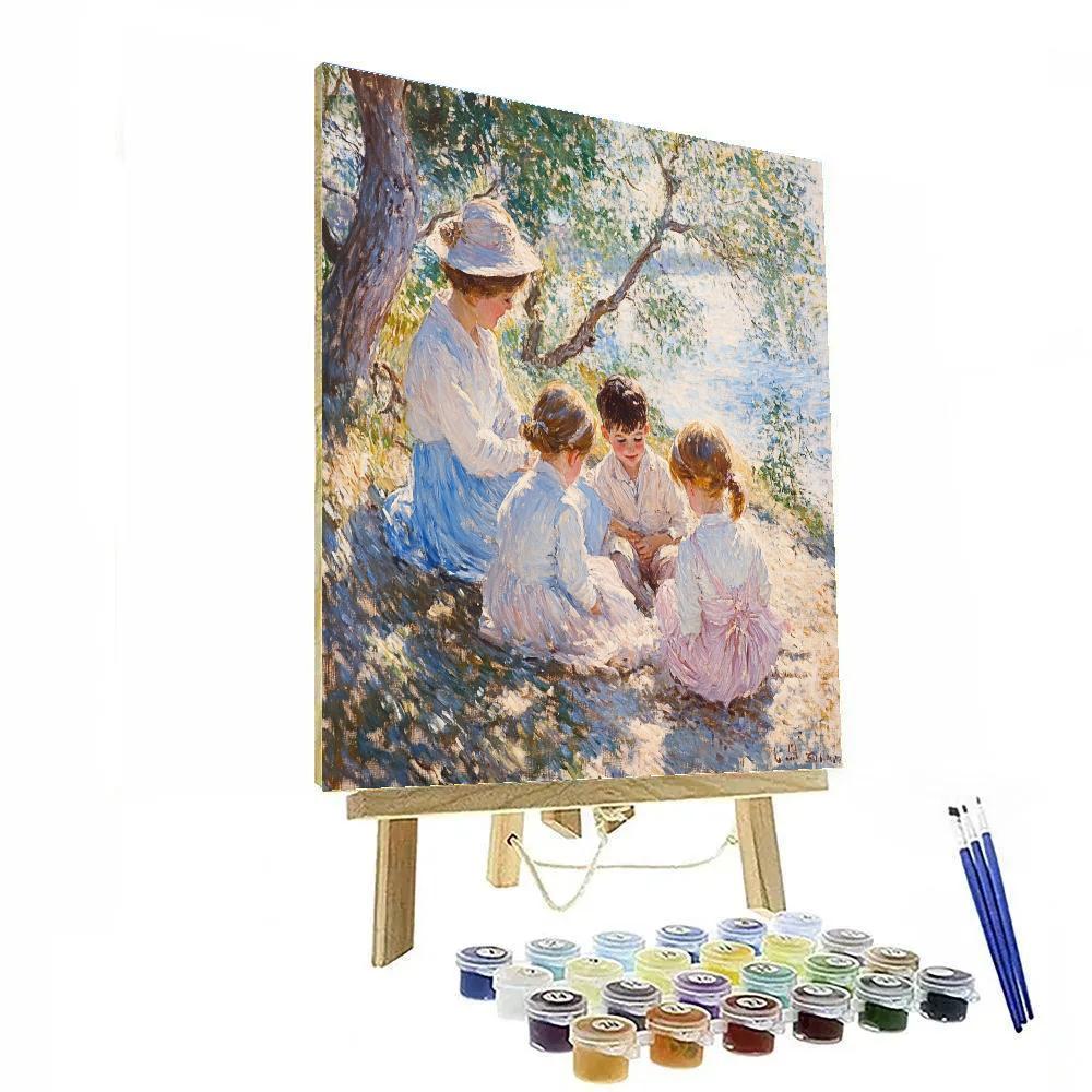 Mary Cassatt Inspired Children At Play Paint by numbers kits