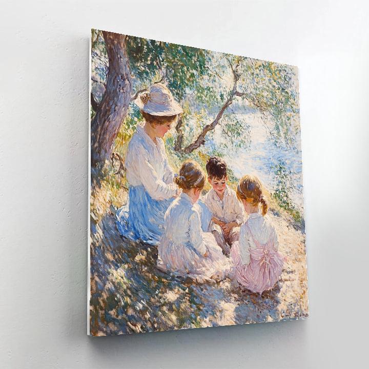 Mary Cassatt Inspired Children At Play Paint by numbers kits