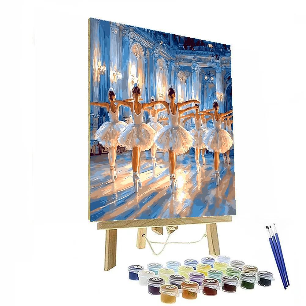 Edgar Degas Inspired Ballet Performance painting number kit