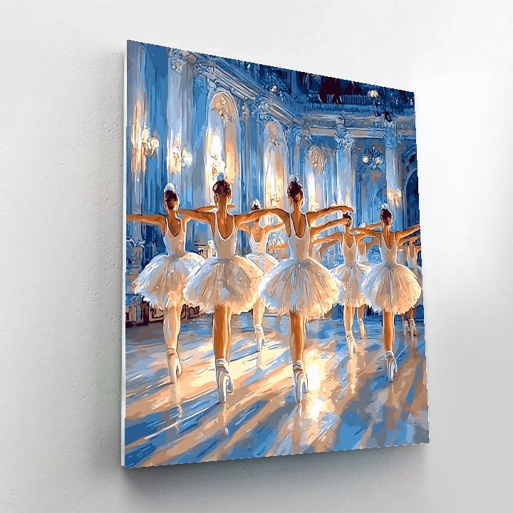 Edgar Degas Inspired Ballet Performance painting number kit