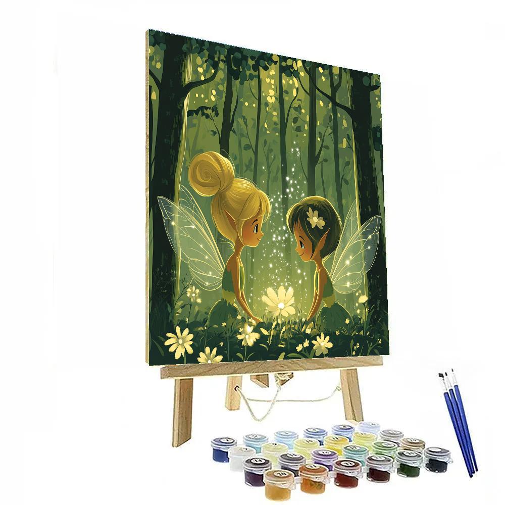 Tinker Bell And Silvermist’s Forest Hideaway Disney Inspired Paint by numbers kits