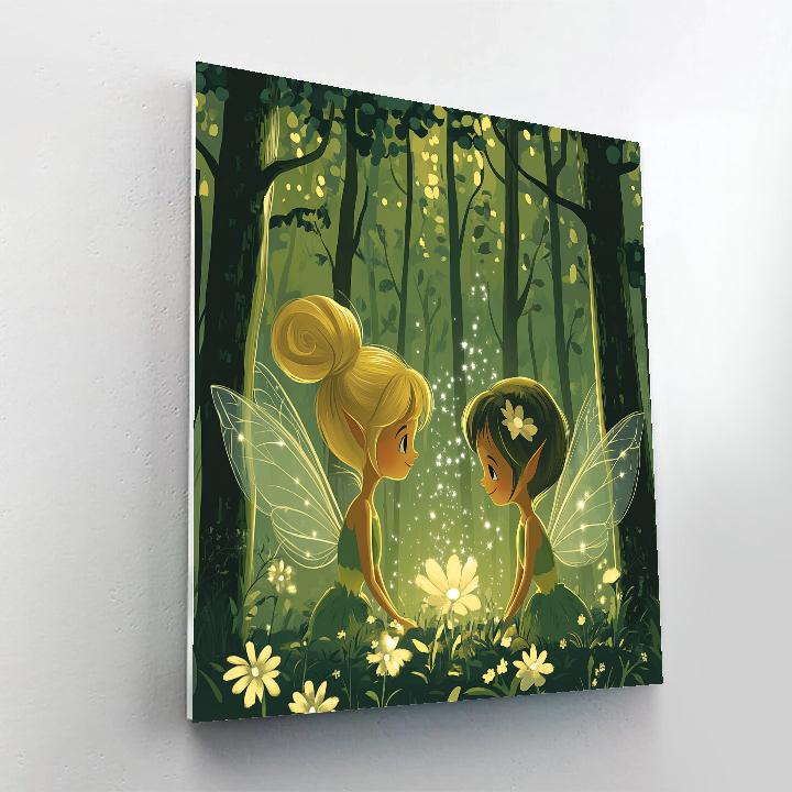 Tinker Bell And Silvermist’s Forest Hideaway Disney Inspired Paint by numbers kits