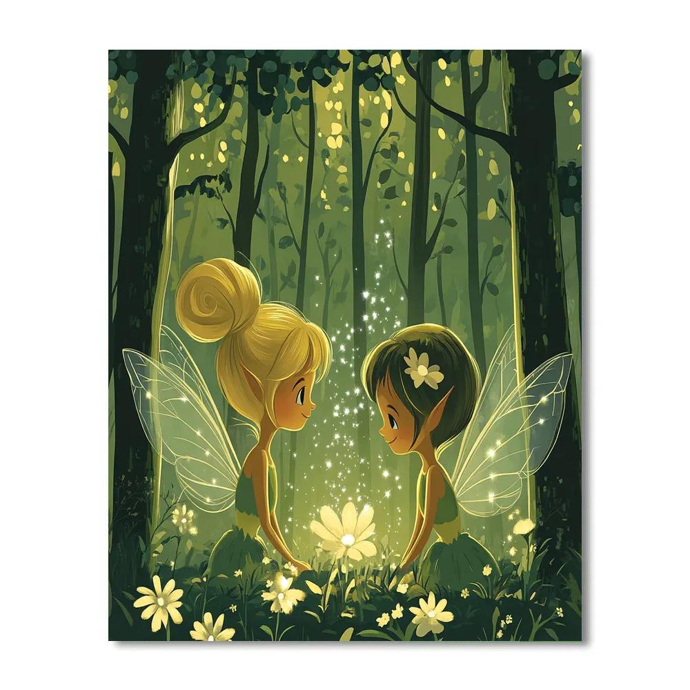 Tinker Bell And Silvermist’s Forest Hideaway Disney Inspired Paint by numbers kits