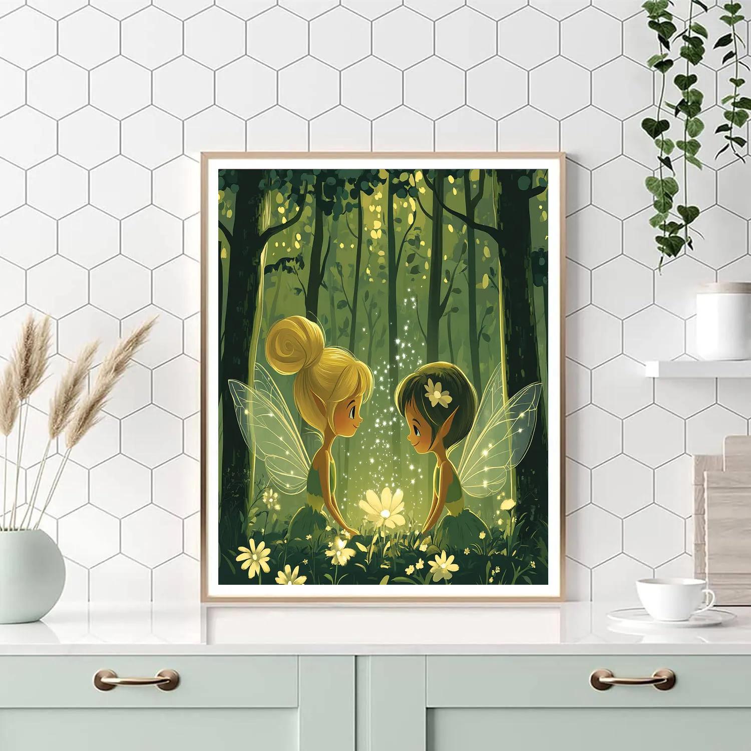 Tinker Bell And Silvermist’s Forest Hideaway Disney Inspired Paint by numbers kits