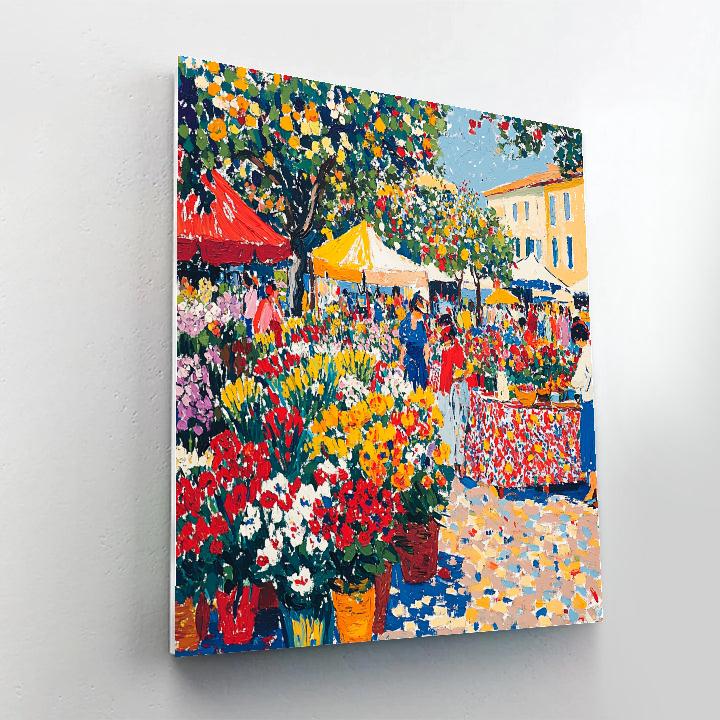Henri Matisse Inspired Vibrant Flower Market painting number kit