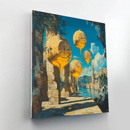Salvador Dali Inspired Time Dilation Dreams Painting by numbers kit