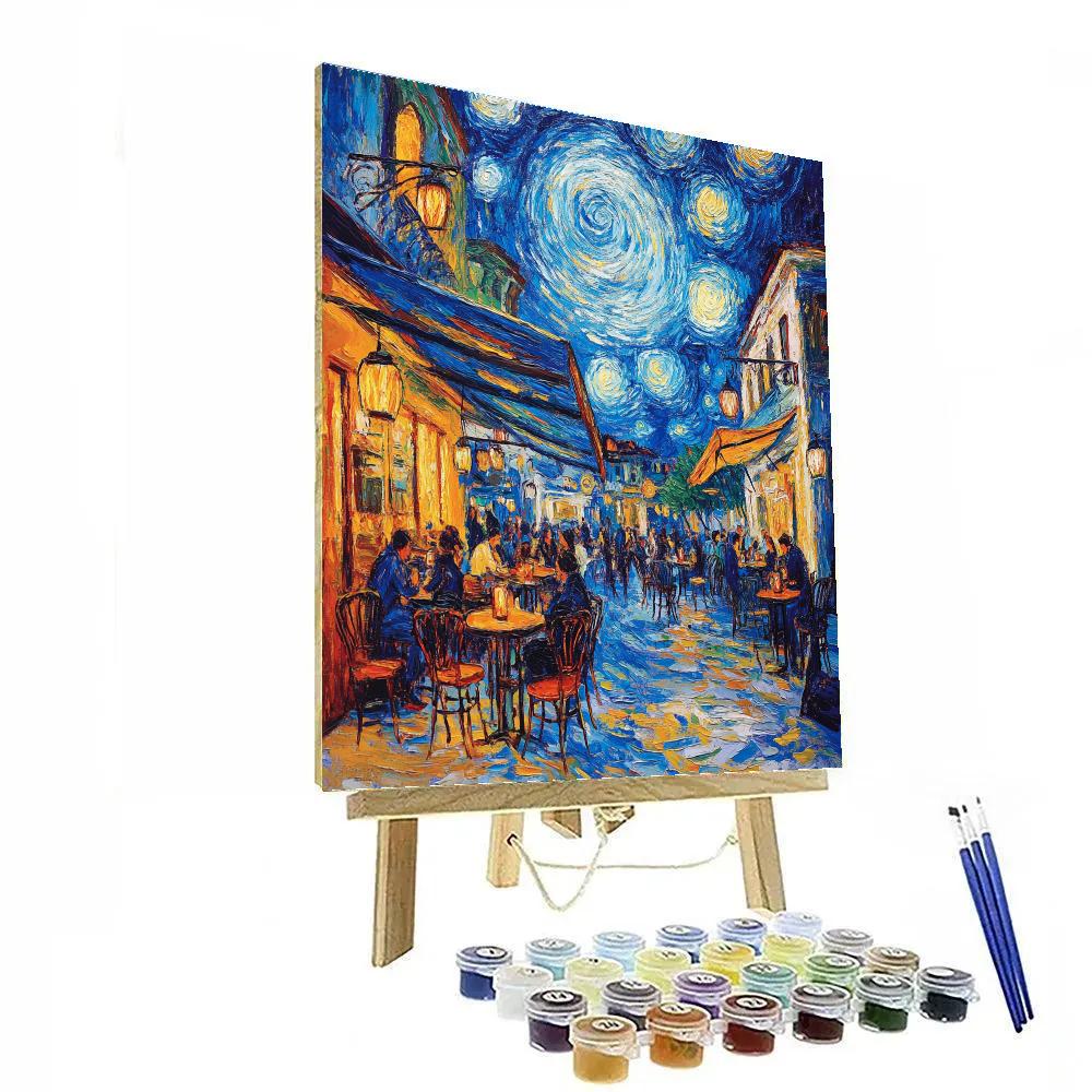 Vincent Van Gogh Inspired Nighttime Cafe Paint by numbers kits