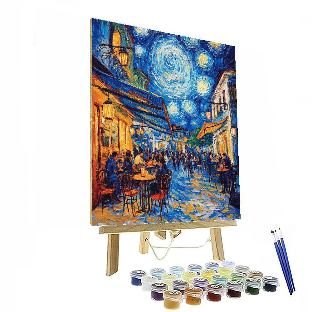 Vincent Van Gogh Inspired Nighttime Cafe Paint by numbers kits