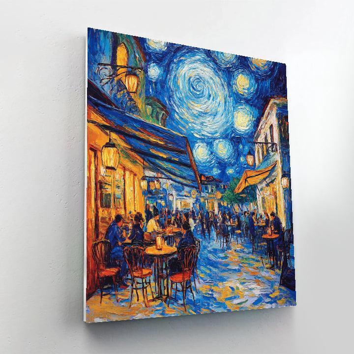 Vincent Van Gogh Inspired Nighttime Cafe Paint by numbers kits