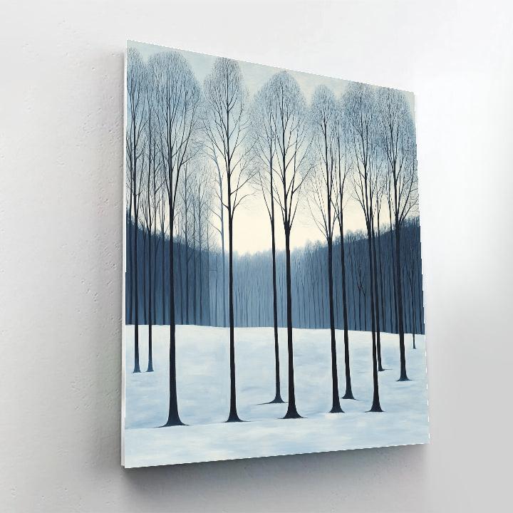 Caspar David Friedrich Inspired Winter Forest Painting by numbers kit