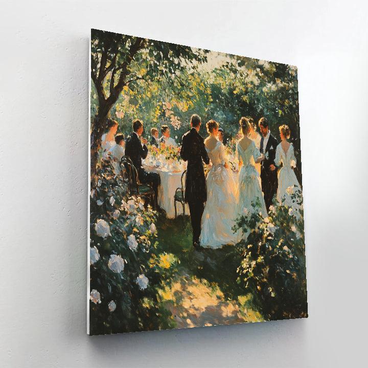 John Singer Sargent Inspired Garden Party Portrait Paint by numbers kits