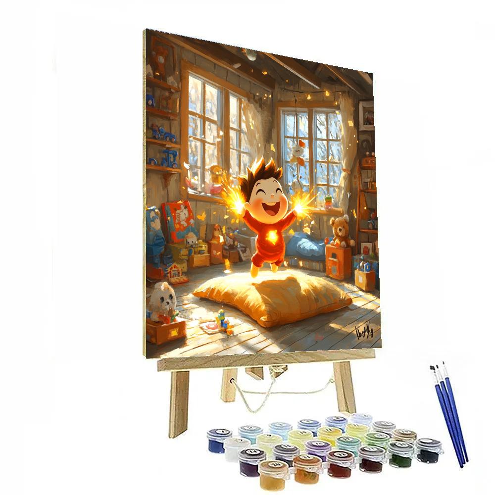 Jack-Jack’s Superpowered Playtime Disney Inspired paint by color