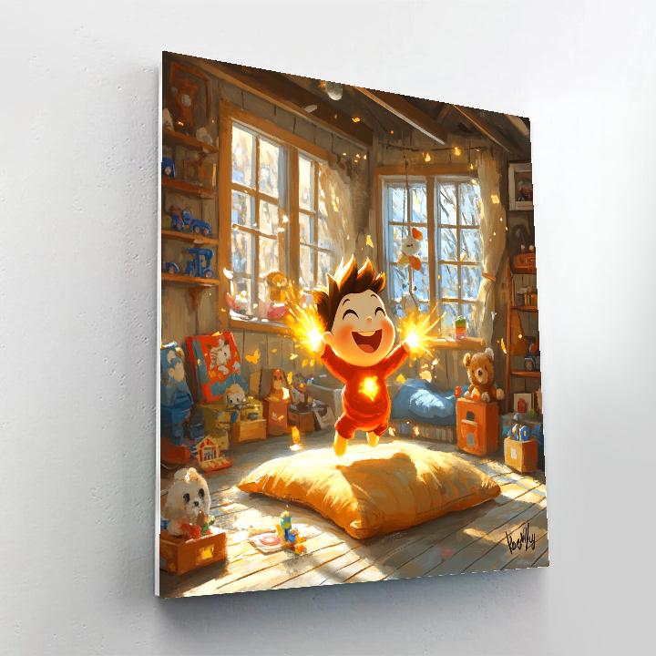 Jack-Jack’s Superpowered Playtime Disney Inspired paint by color