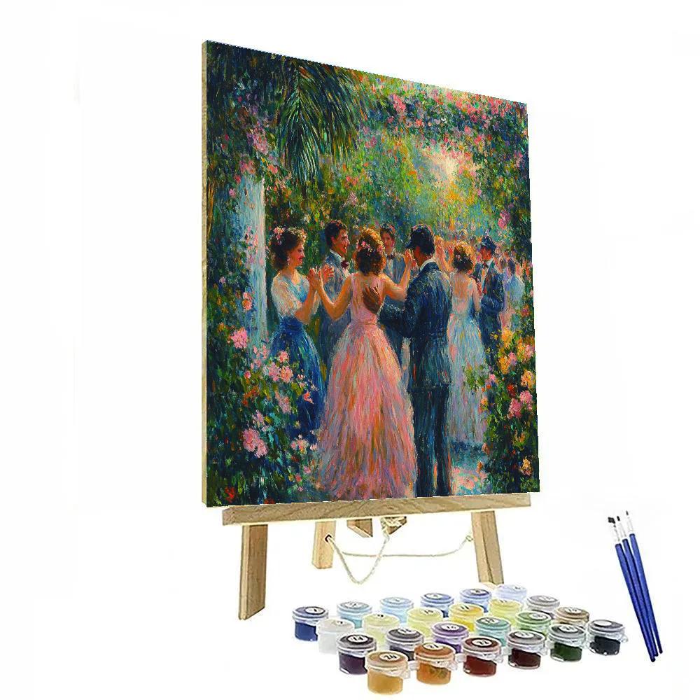 Pierre-Auguste Renoir Inspired Festival Dance paint by color