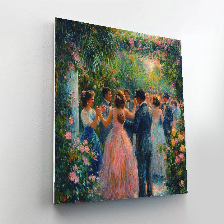 Pierre-Auguste Renoir Inspired Festival Dance paint by color