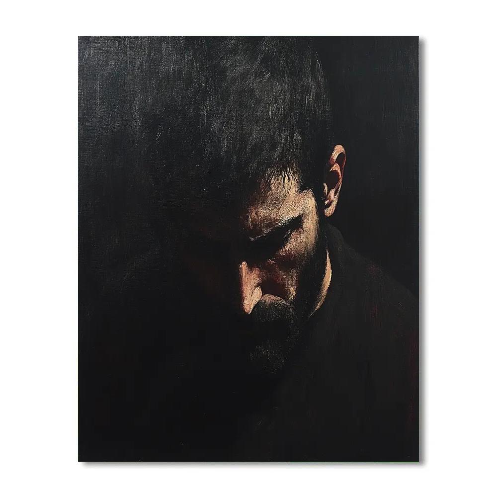 Francisco Goya Inspired Dramatic Portrait paint by number