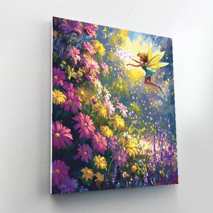 Tinker Bell’s Magical Blossom Garden Disney Inspired paint by number