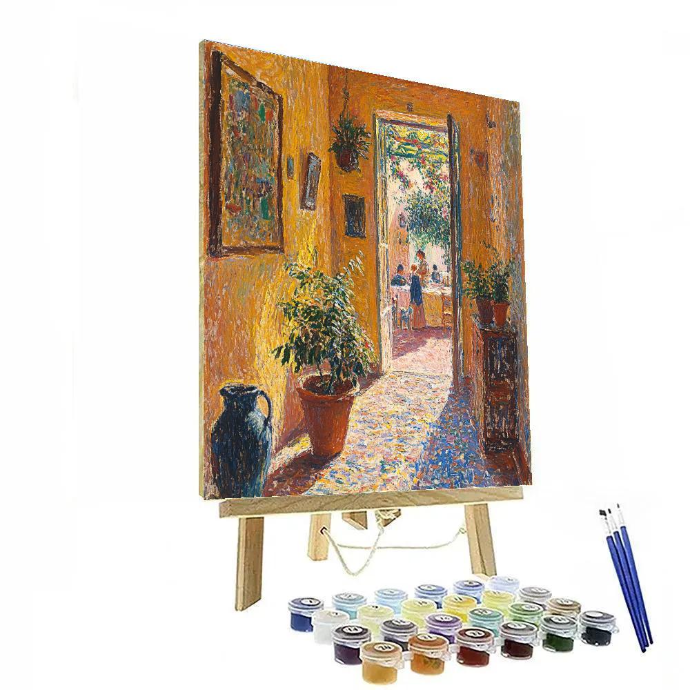 Pierre Bonnard Inspired Interior Light paint by number