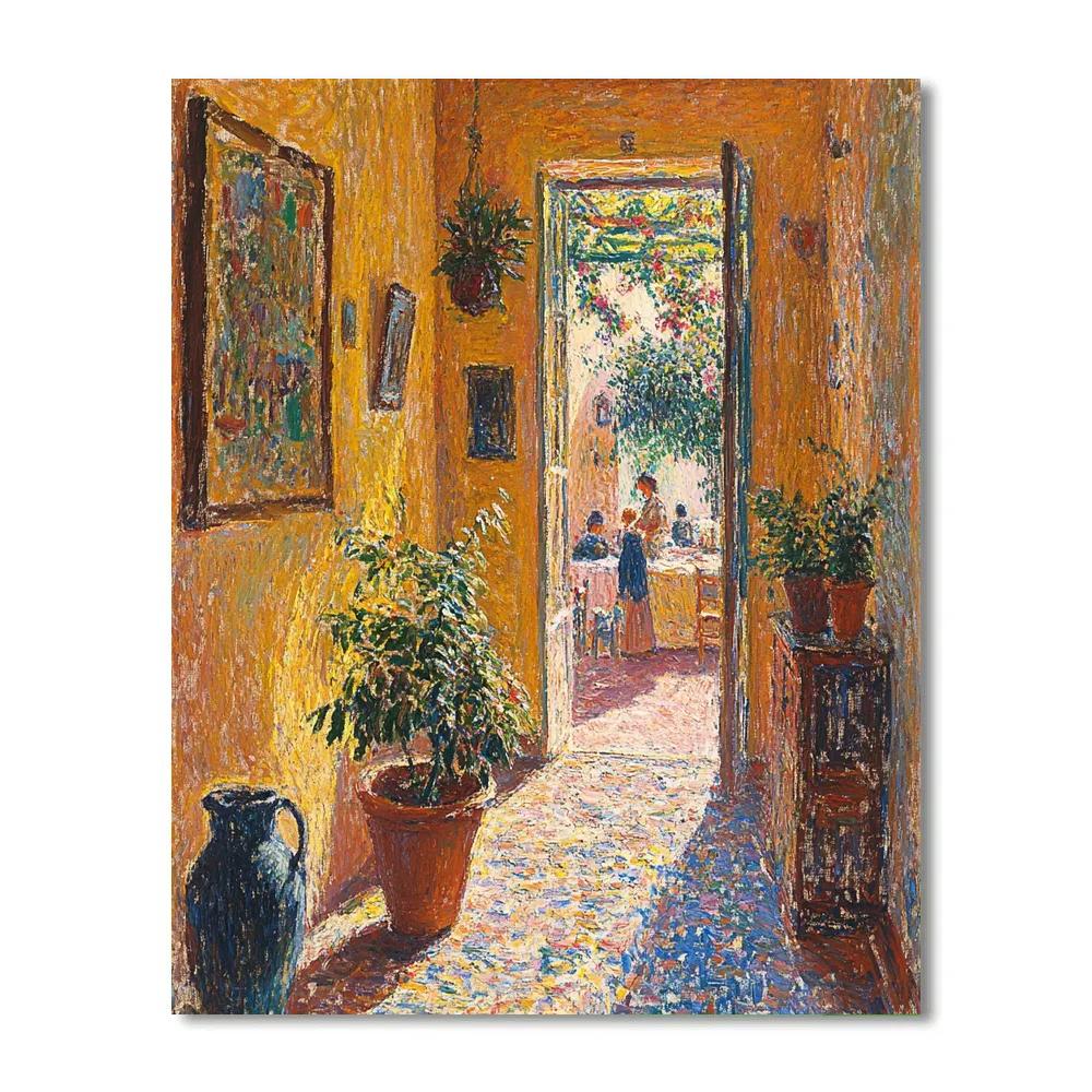 Pierre Bonnard Inspired Interior Light paint by number